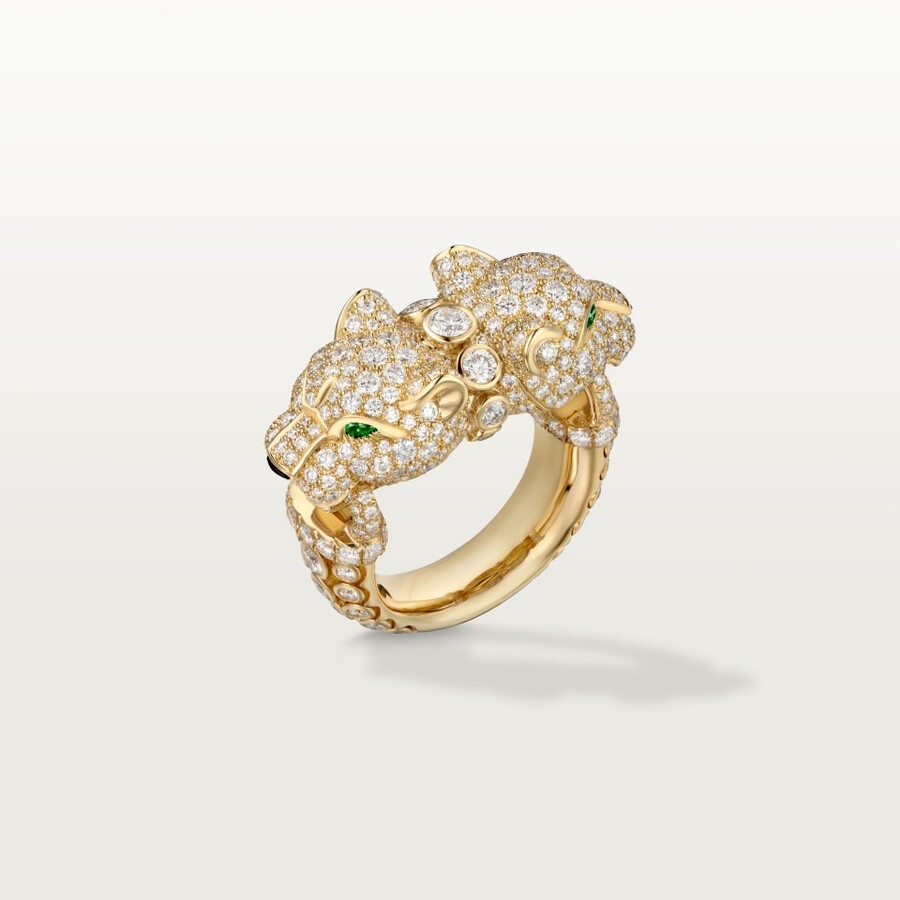 anello cartier panthère pavé