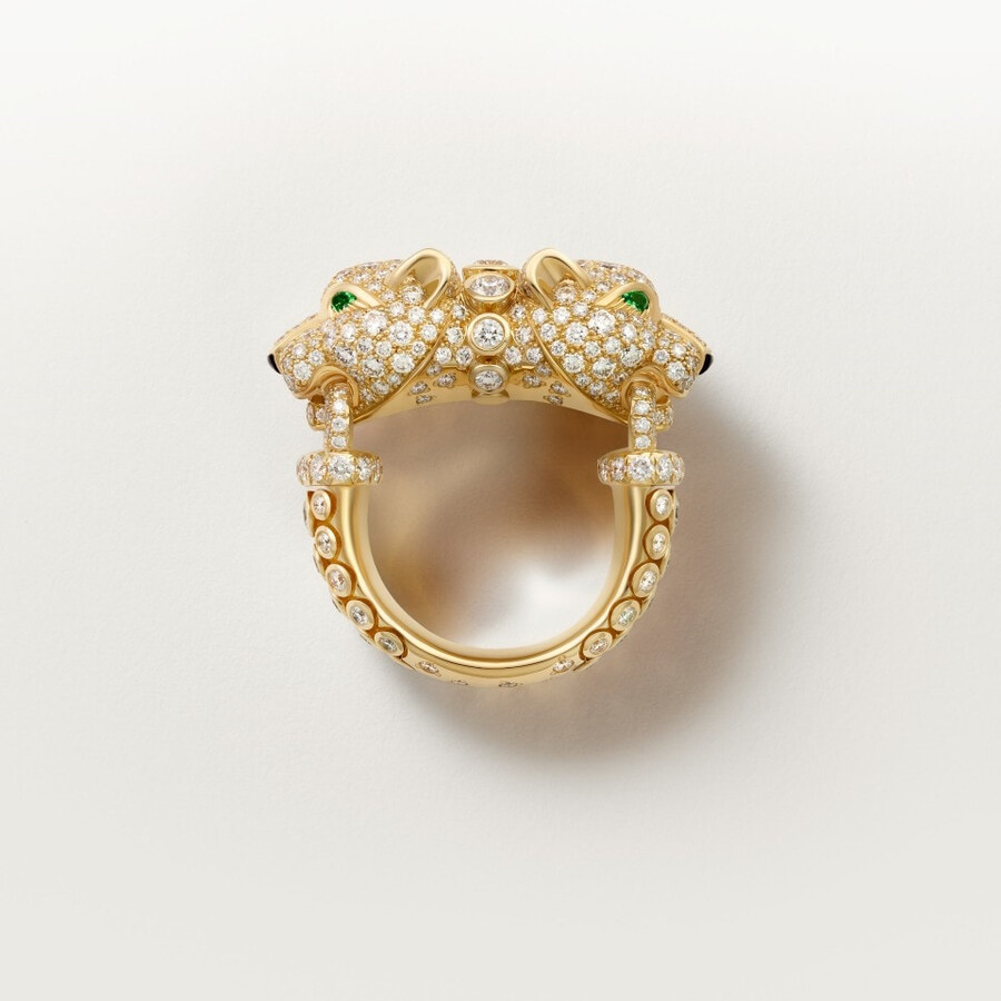 anello cartier panthère pavé