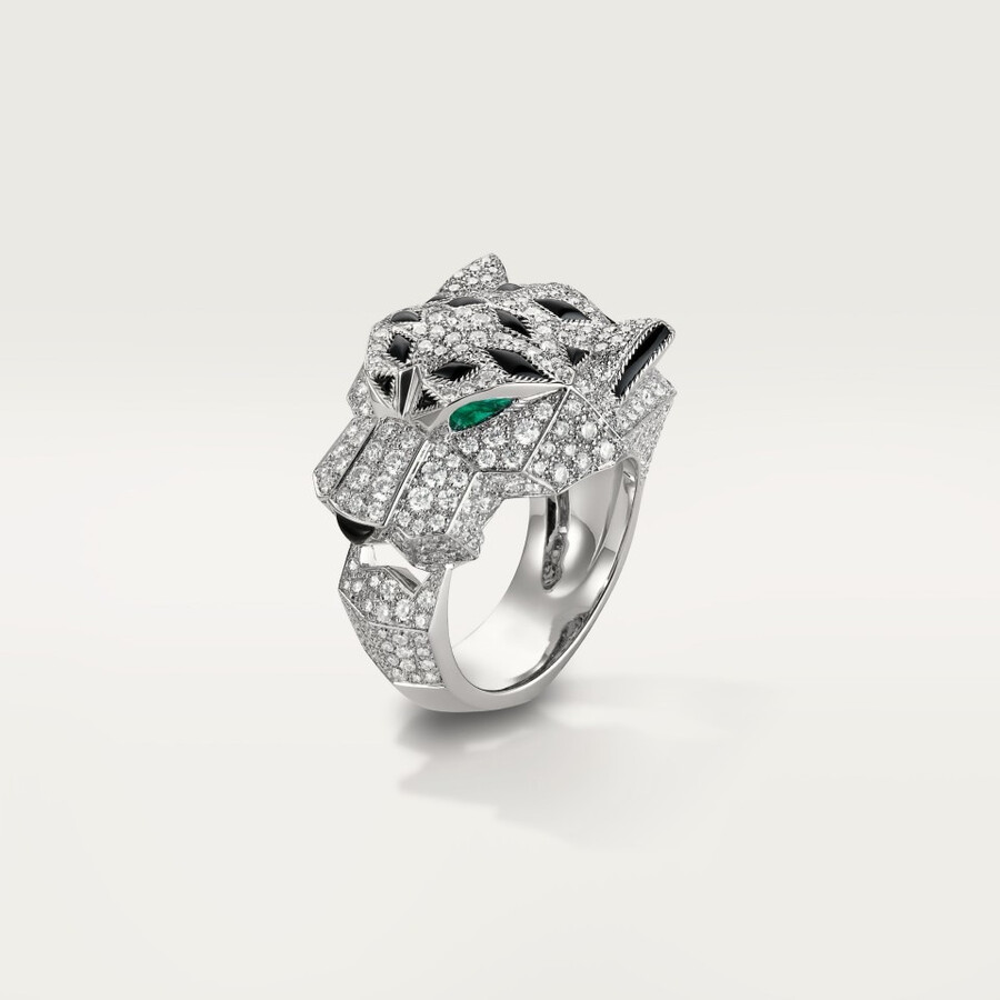 anello cartier panthère pavé