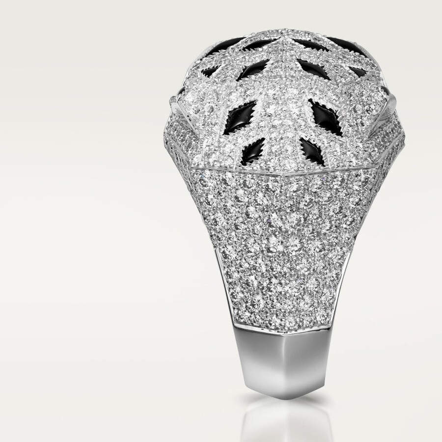 anello cartier panthère pavé