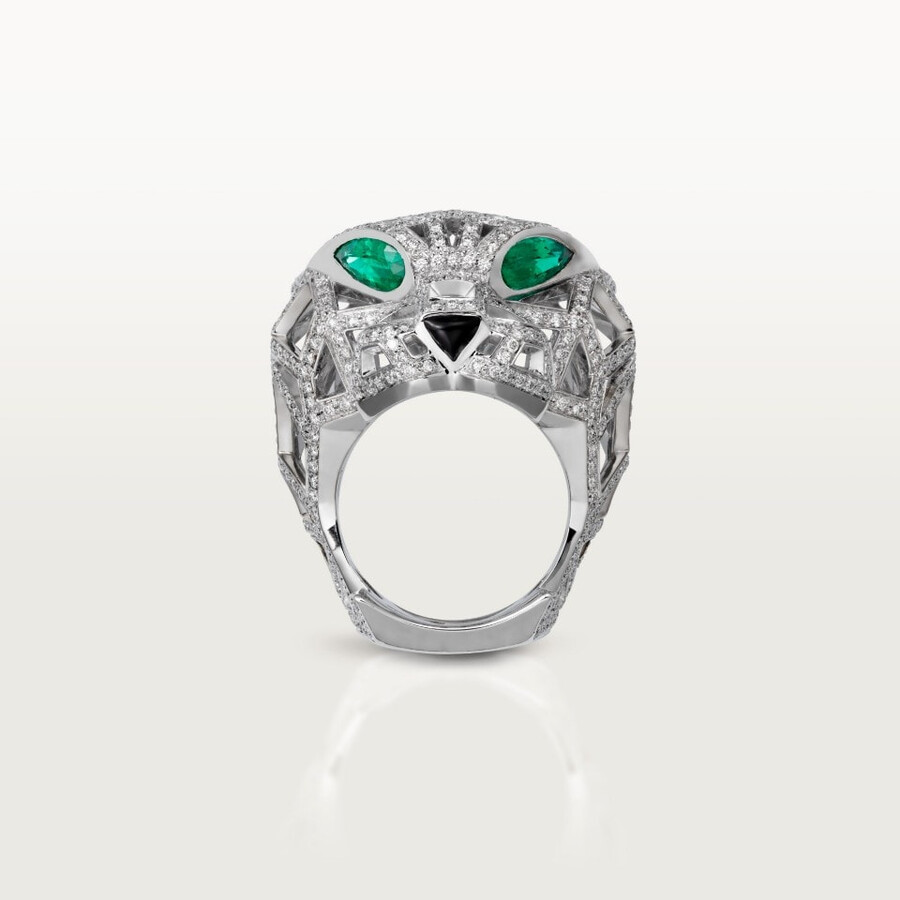anello cartier panthère pavé