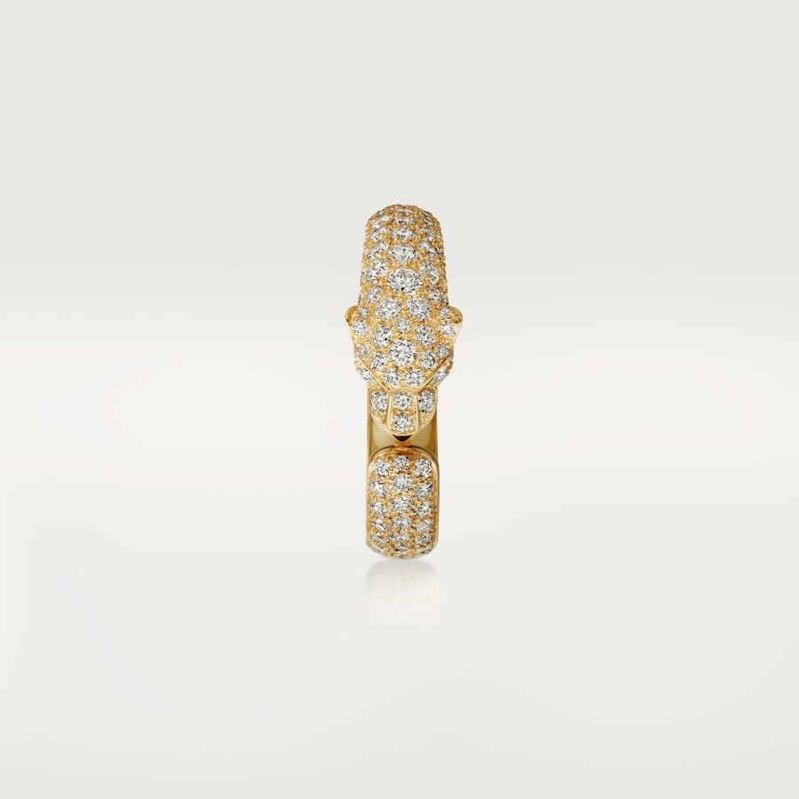 anello panthère de cartier modello piccolo pavé