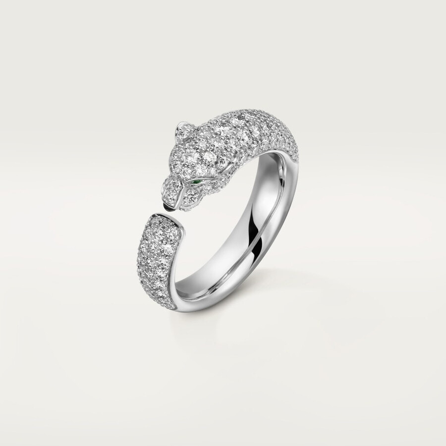 anello panthère de cartier modello piccolo pavé