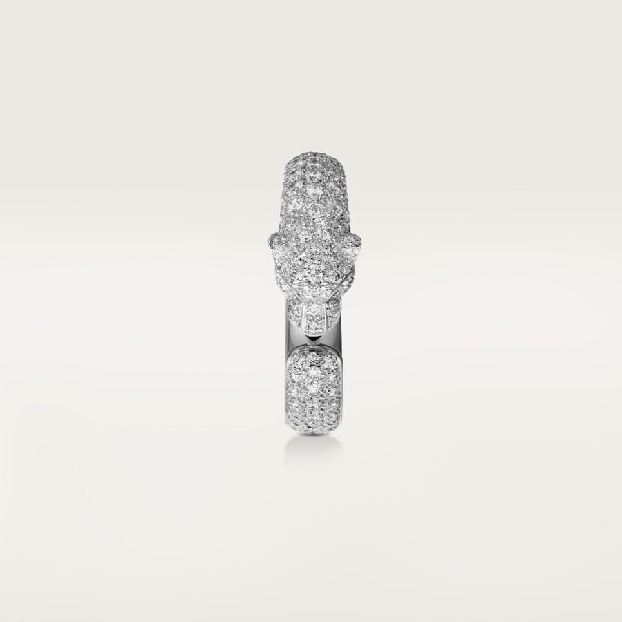 anello panthère de cartier modello piccolo pavé