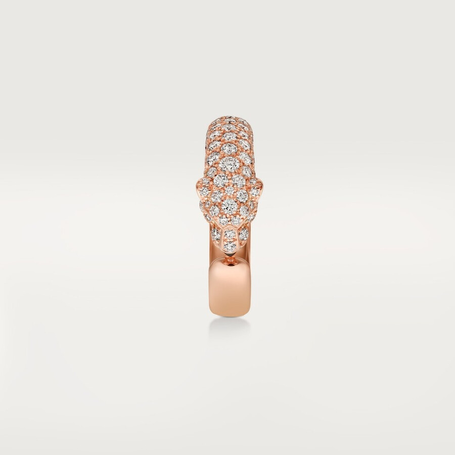 anello panthère de cartier modello piccolo semi-pavé