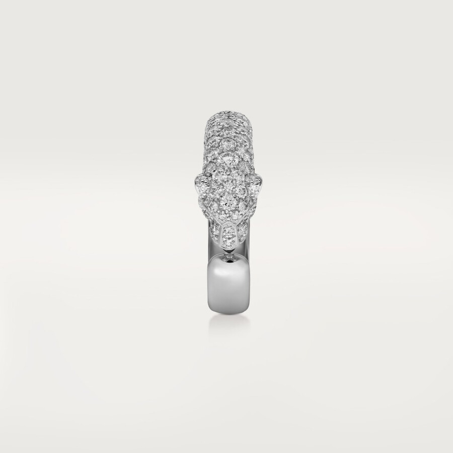anello panthère de cartier modello piccolo semi-pavé