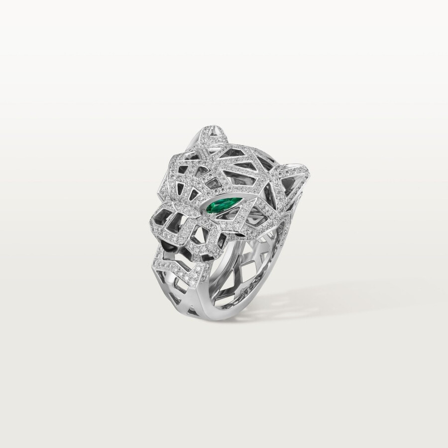 anello cartier panthère pavé