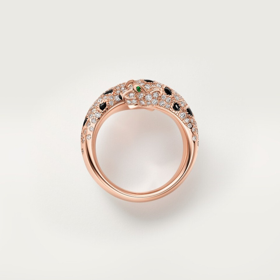 anello panthère de cartier semi-pavé