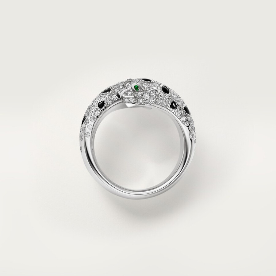 anello panthère de cartier semi-pavé