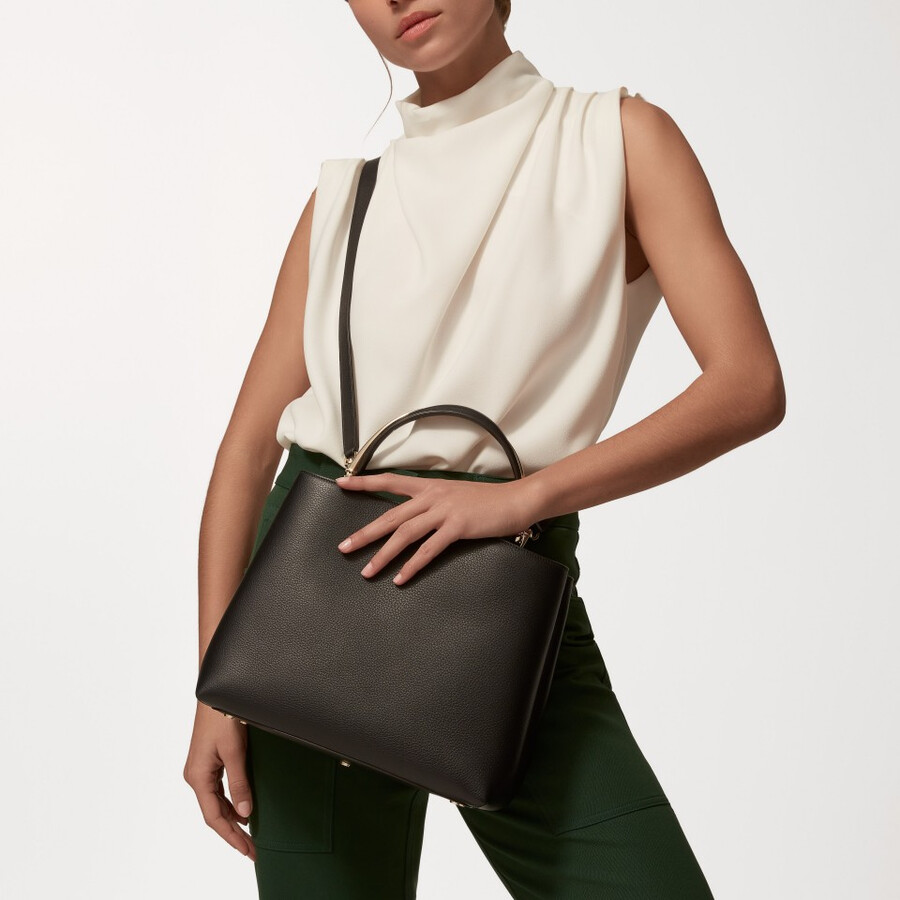 borsa con manico modello medio panther double