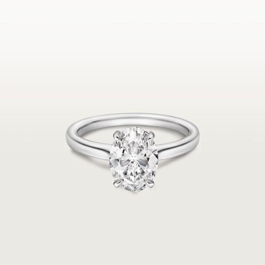 solitario del 1895 diamante taglio ovale