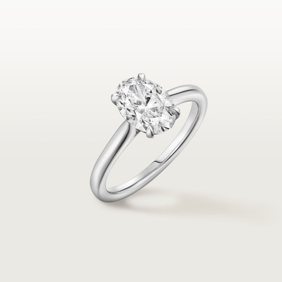solitario del 1895 diamante taglio ovale