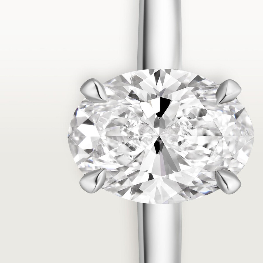 solitario del 1895 diamante taglio ovale
