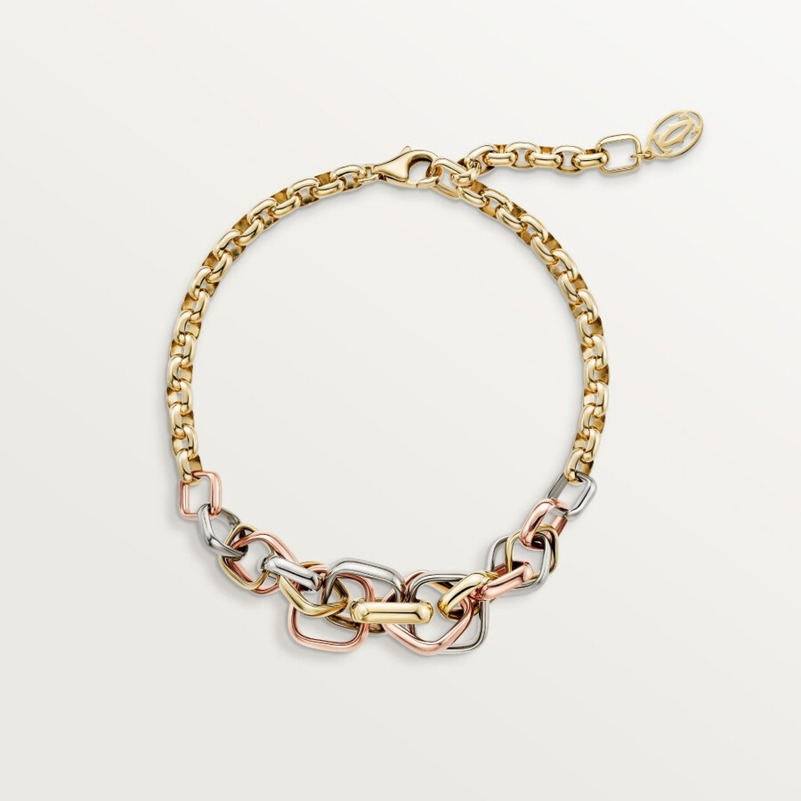 bracciale trinity a forma di cuscino