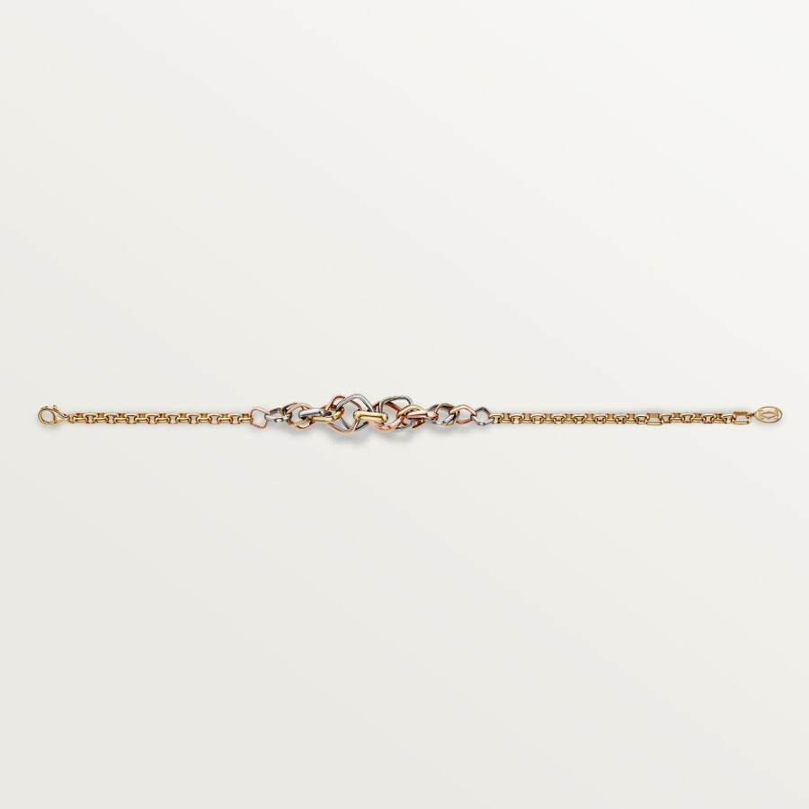 bracciale trinity a forma di cuscino