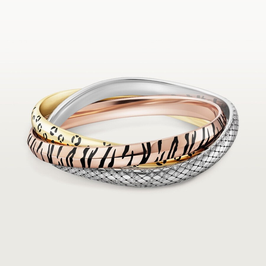 bracciale trinity lacca diamanti