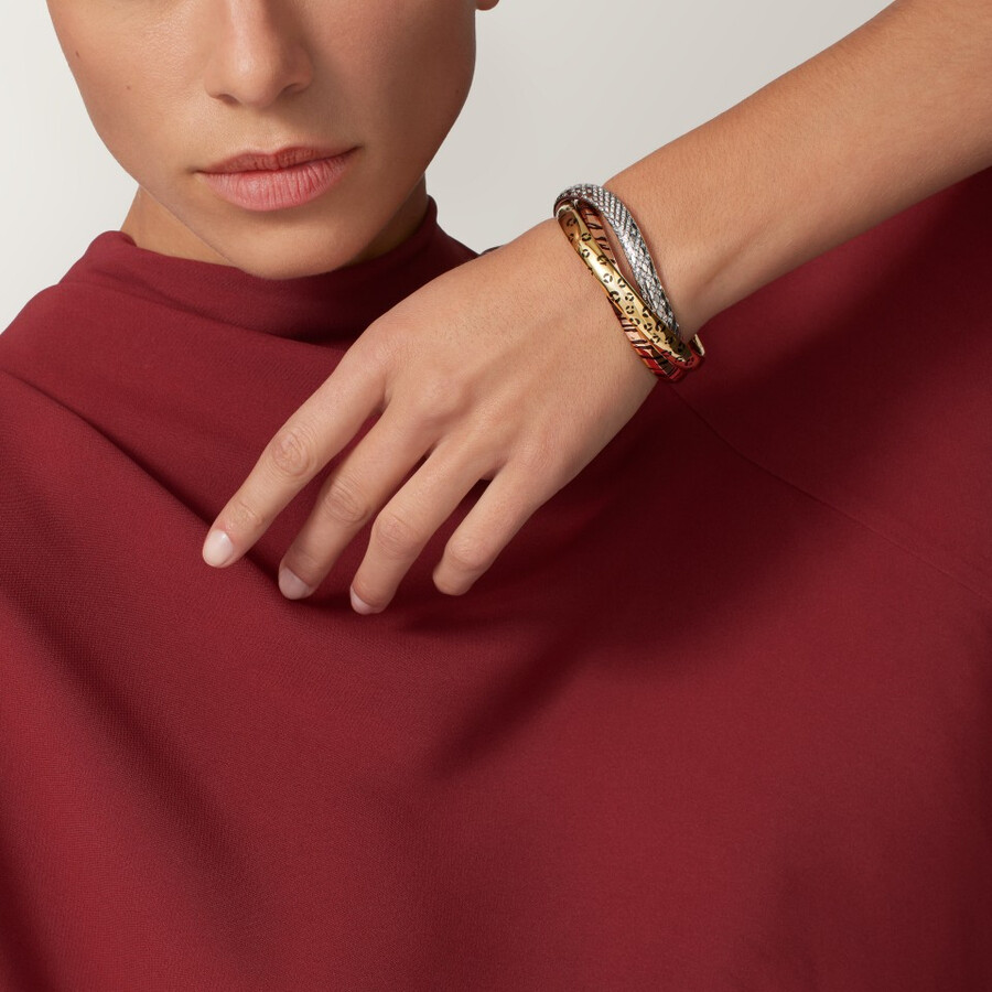 bracciale trinity lacca diamanti