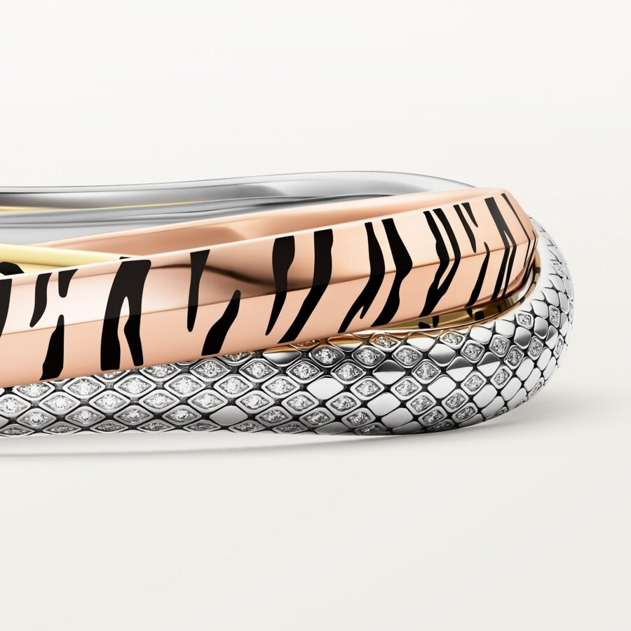 bracciale trinity lacca diamanti