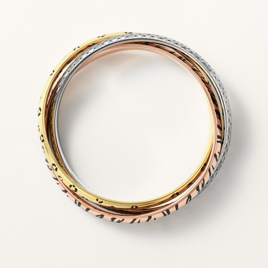 bracciale trinity lacca diamanti