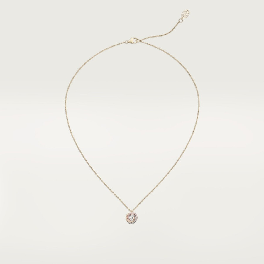 ciondolo trinity 1 diamante pavé