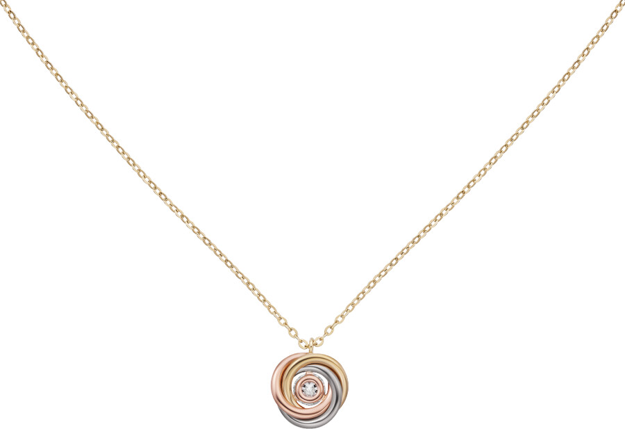 ciondolo trinity 1 diamante pavé