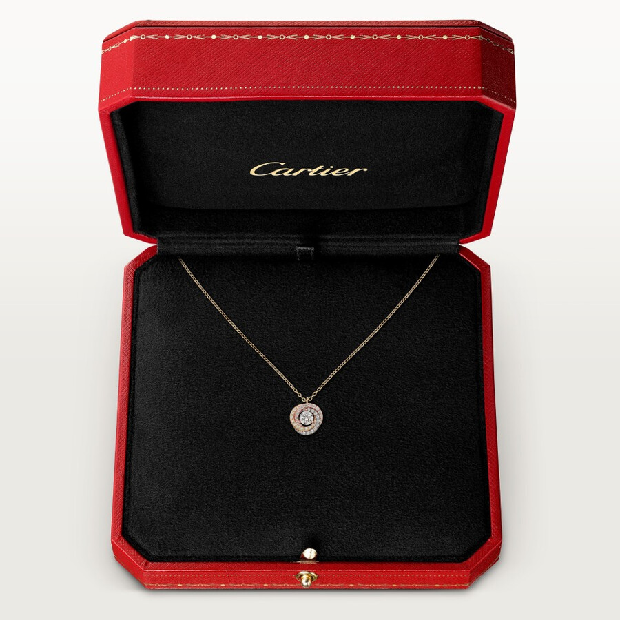 ciondolo trinity 1 diamante pavé
