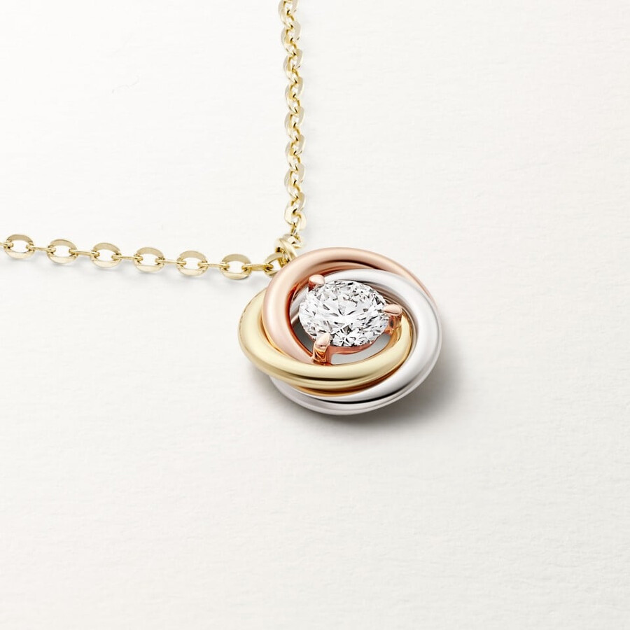 ciondolo trinity 1 diamante