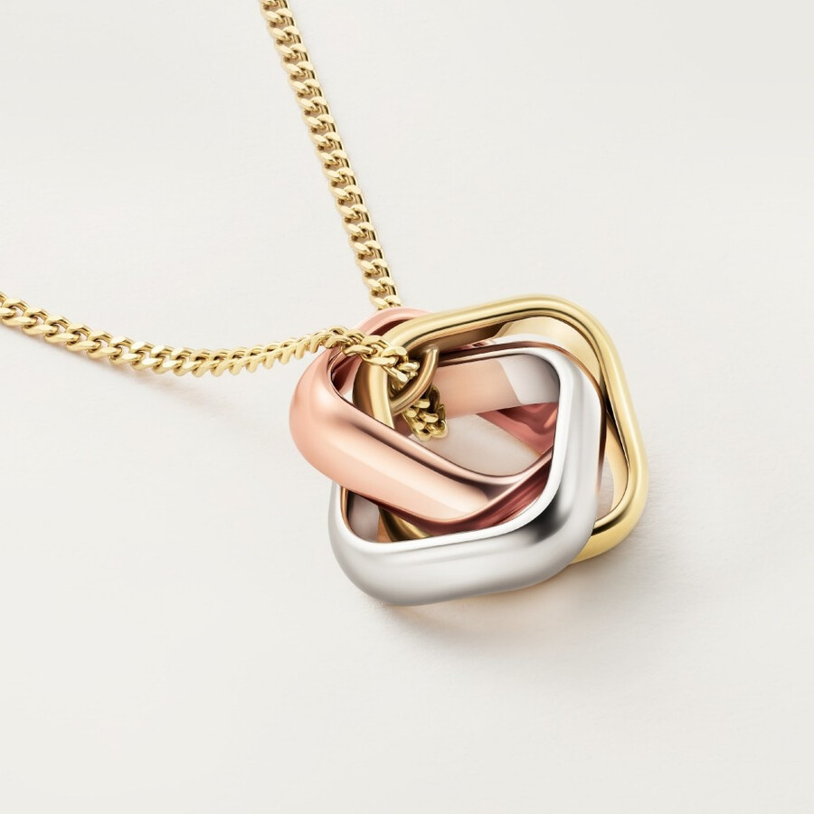 pendente trinity a forma di cuscino