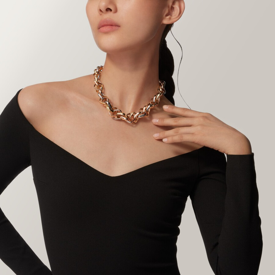 collana trinity a forma di cuscino modello extra-large