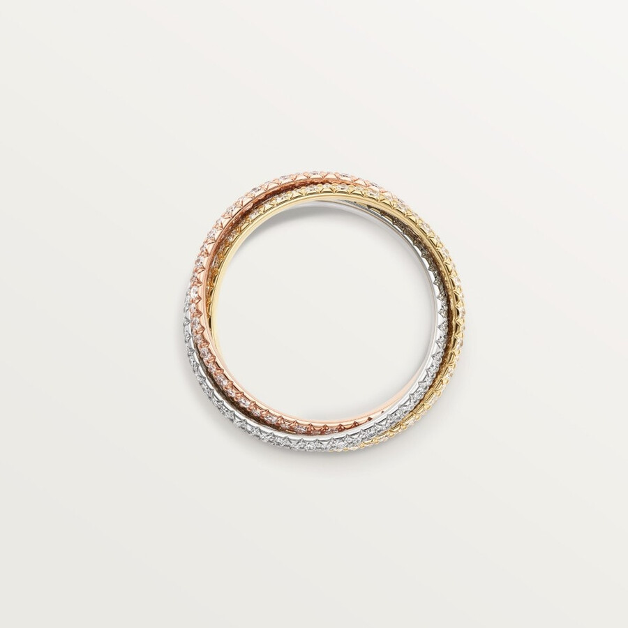 anello trinity modello piccolo pavé