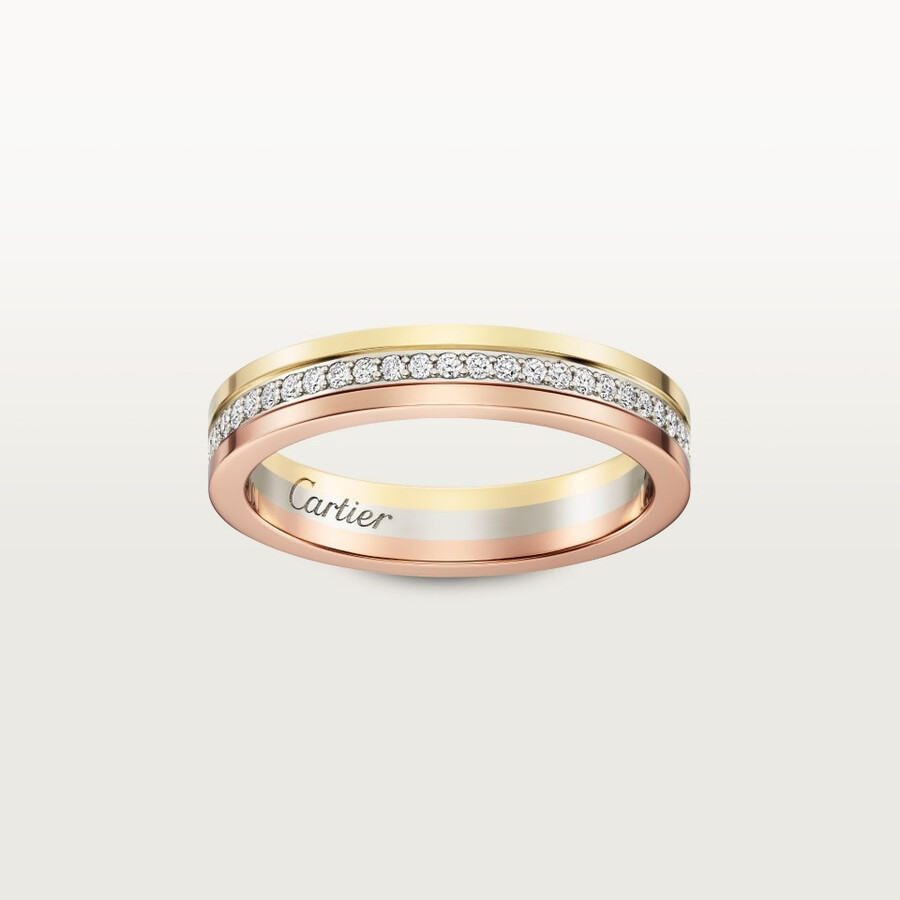 fede nuziale vendome louis cartier larghezza 35 mm pavé