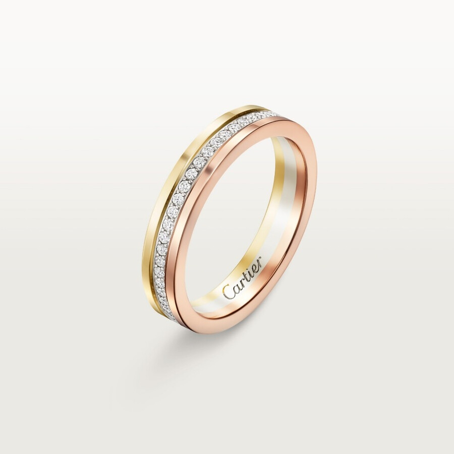 fede nuziale vendome louis cartier larghezza 35 mm pavé