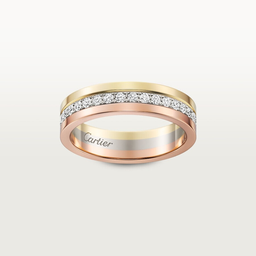 fede nuziale vendome louis cartier larghezza 48 mm pavé