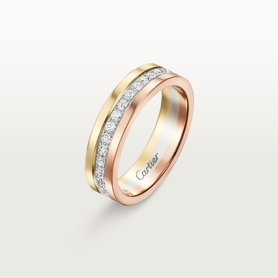 fede nuziale vendome louis cartier larghezza 48 mm pavé